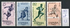265882 SPAIN 1962 year MNH stamps set SPORT Athletics