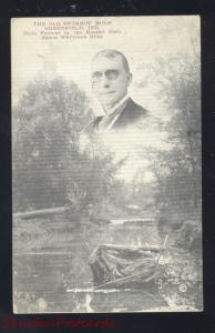 GREENFIELD INDIANA THE OLD SWIMMING HOLE JAMES WHITCOMB RILEY VINTAGE POSTCARD