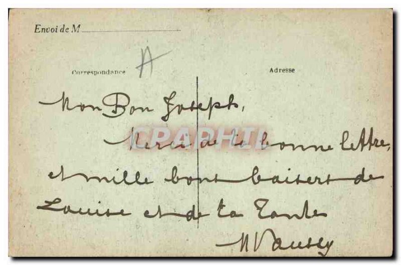 Old Postcard Paris Arc de Triomphe Etoile