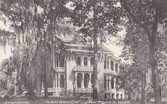 Mississippi Natchez Longwood Albertype