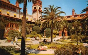 gardens of fabulous Ponce de Leon Hotel St Augustine, Florida