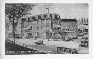 Doylestown Pennsylvania Court Inn Vintage Postcard AA82861