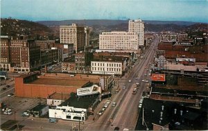 Automobiles Baxtone Birdseye View Chattanooga Tennessee Postcard Caskey 21-1811