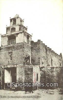 San Miguel Church 1872 in Santa Fe, New Mexico