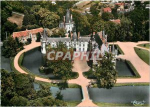 'Modern Postcard St Symphorien E and L Aerial view Chateau d''Esclimont'