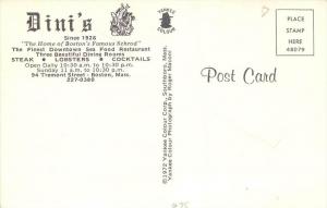 4513  MA Boston   Dini´s  Restaurant Dinning Rooms Interior
