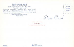 FL, Daytona Beach Shores, Florida, Sand Castles Motel, 60s Cars, DP No 28199C