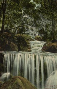 australia, NSW, LEURA, The Weeping Rock, Waterfall (1905) Postcard