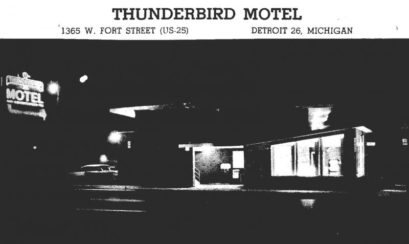 Michigan Detroit Thunderbird Motel