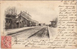 CPA VIC-SUR-AISNE La Gare (155647)