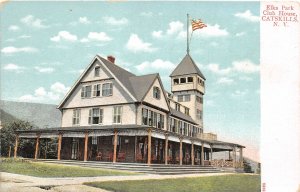 H54/ Catskills New York Postcard c1910 Elka Park Club House Building 94