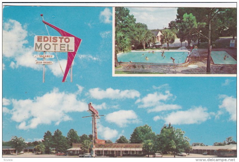 2 View, Edisto Motel, Swimming Pool, Orangeburg, South Carolina, United State...