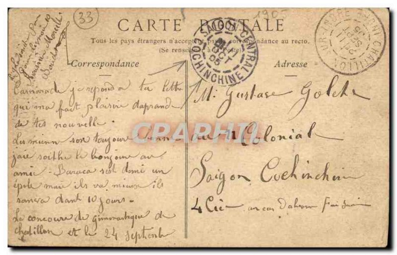 Old Postcard Bordeaux Girondins Monument