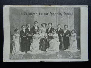 Dwarf THE ZEYNARD'S LILIPUT SPECIALITY TROUPE c1910 Postcard