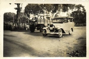 indonesia, JAVA SURABAIA, Taxi (1940s) Real Photo