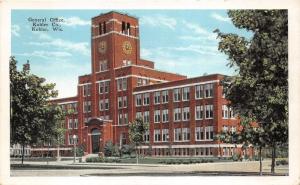 Kohler Wisconsin~Kohler Company General Office Building~Clock on Tower~1920s PC