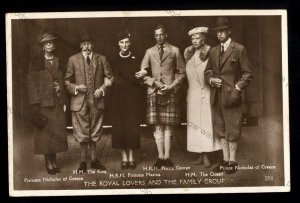 ROY561 - King George V & Royal Lovers Prince George & Princess Marina -Postcard