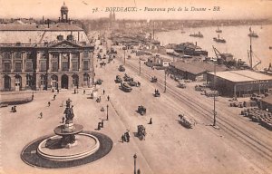 Panorama pris de la Douane Bordeaux France Unused 