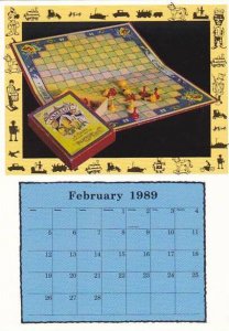1989 Calendar Series February Camelot Board Game