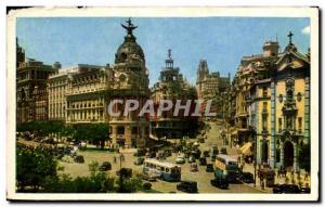 Old Postcard Madrid