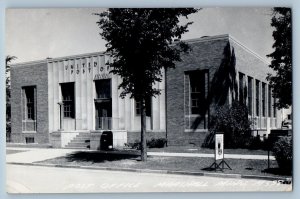 Marshall Minnesota Postcard Post Office Exterior View Building 1961 RPPC Photo