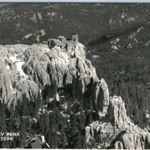 c1950s Black Hills, SD RPPC Harney Peak Now Known As Black Elk Rise Photo A283