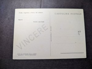 Mint Italy Military Post Postcard Office of Propaganda