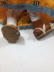 HANDMADE PUPPET HISPANIC Playa. Del Carmen CULTURE STRINGED WITH SOMBRERO