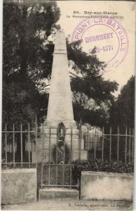 CPA BRY-SUR-MARNE Monument Franchetti GUERRE MILITAIRE 1870 (46897)