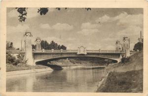 Timisoara Romania Bega river bridge 1950s
