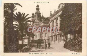 Old Postcard Monte Carlo Casino