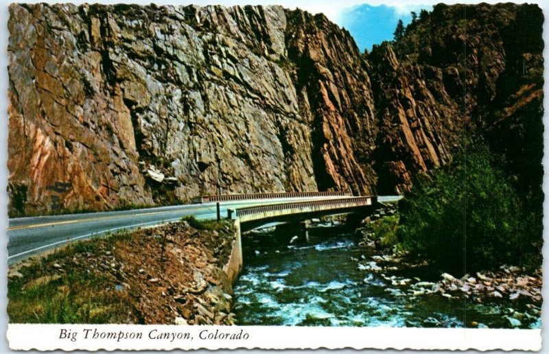 Postcard - Big Thompson Canyon, Colorado, USA