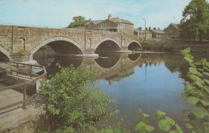 Cumbria Postcard - Stramongate Bridge, River Kent, Kendal   RS22386