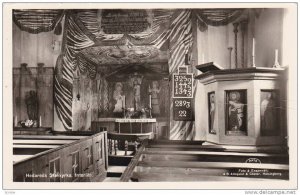 RP: Hedareds Stavkyrka, Interior , Sweden , 30-40s