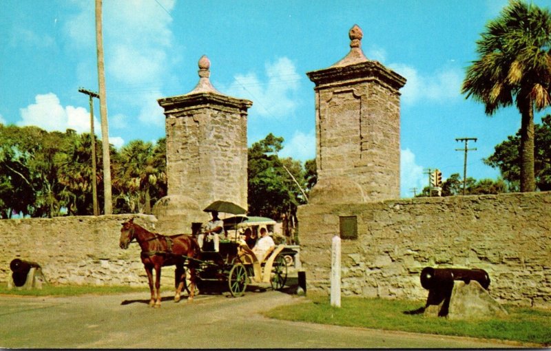 Florida St Augustine Old City Gates