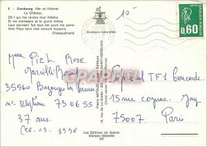 Postcard Modern Combourg Ille et Vilaine Le Chateau