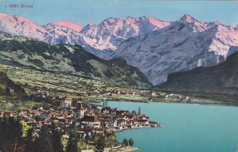 Switzerland Brienz General View With The Alps sk3699