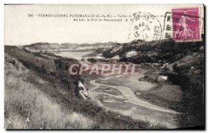 Old Postcard Perros Guirec Ploumanach Ploumanach Vallee Stamp Daguin