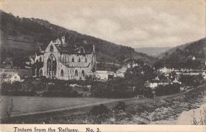 uk37697 tintern from the railway wales real photo  uk lot 13 uk