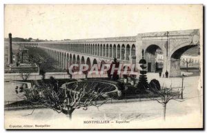 Old Postcard Montpellier Aqueduct