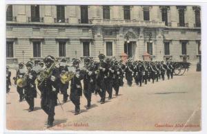 Guardia Alabarderos Band Madrid Spain 1907 postcard