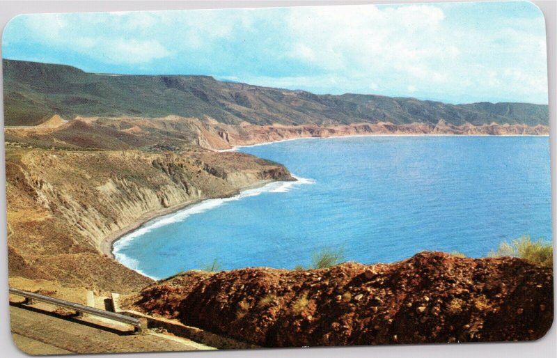 Mexico Postcard - Trans-peninsular Highway between Tijuana and Ensendada aerial