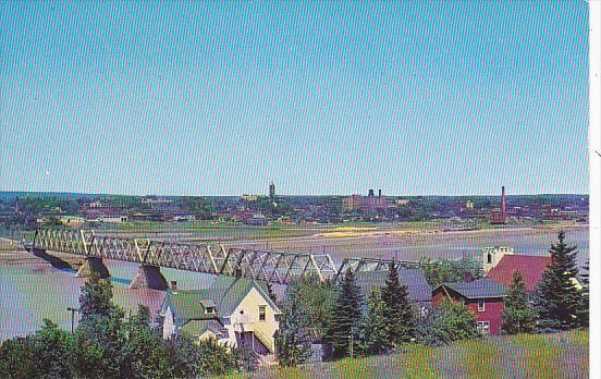 Canada New Brunswick Moncton Skyline View