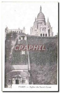 Paris Postcard Ancient Church of the Sacre Coeur (Montmartre)