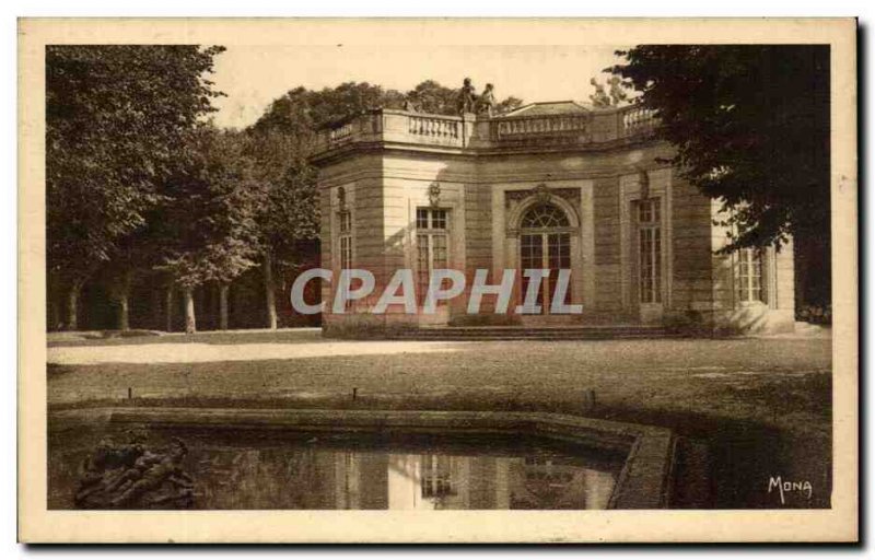 Old Postcard Versailles french pavilion built by Gabriel