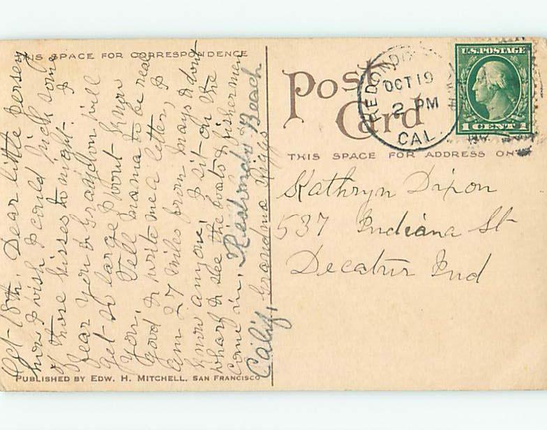 Bent Divided-Back OSTRICH FARM Los Angeles California CA HM7292