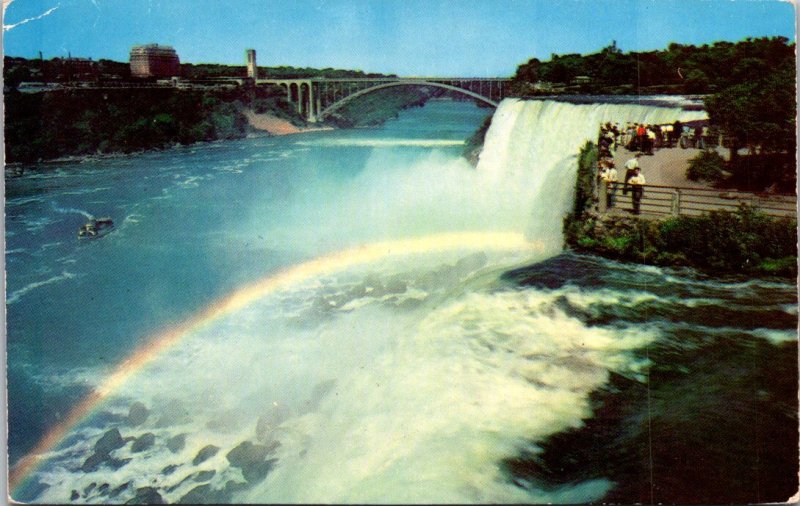 New York, Niagara Falls - Rainbow In The Mist - [NY-753]