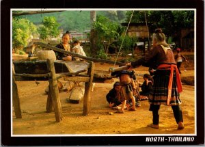 Mountain Folk Maeo North Thailand Postcard PC399