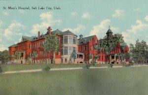 SALT LAKE CITY , Utah , 1900-10s ; St. Mary's Hospital