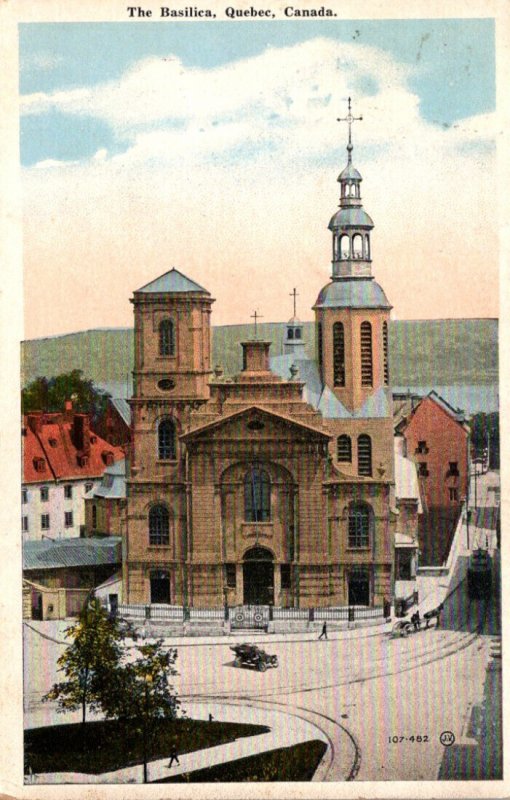 Canada Quebec The Basilica 1923